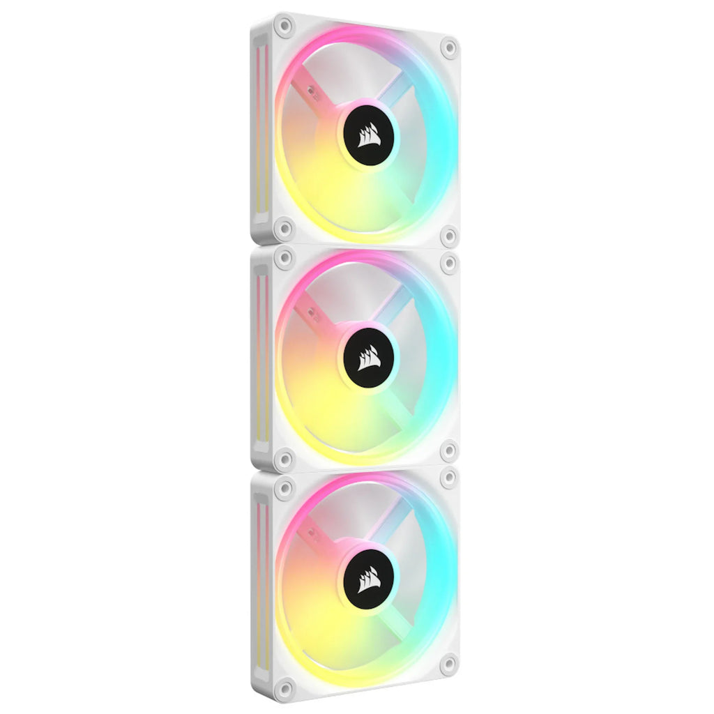 Corsair iCUE LINK QX120 RGB White 120mm Triple Pack Starter Kit