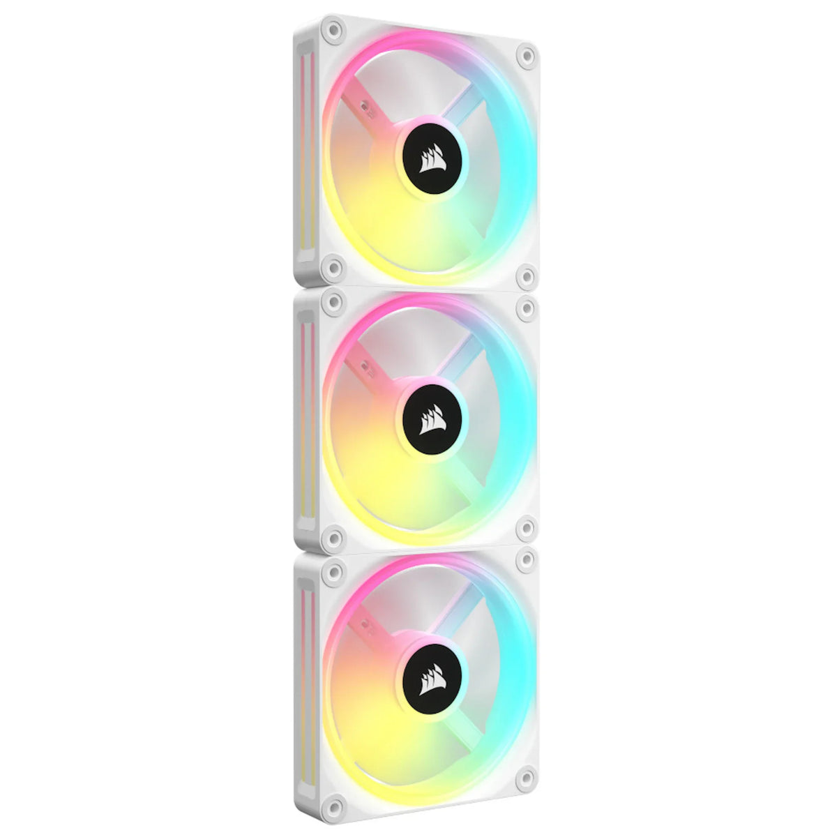 Corsair iCUE LINK QX120 RGB White 120mm Triple Pack Starter Kit