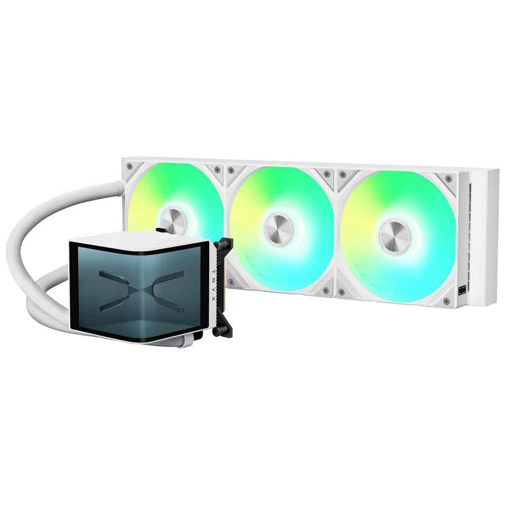 TRYX Panorama ARGB 2025 360mm OLED White AIO Liquid Cooler