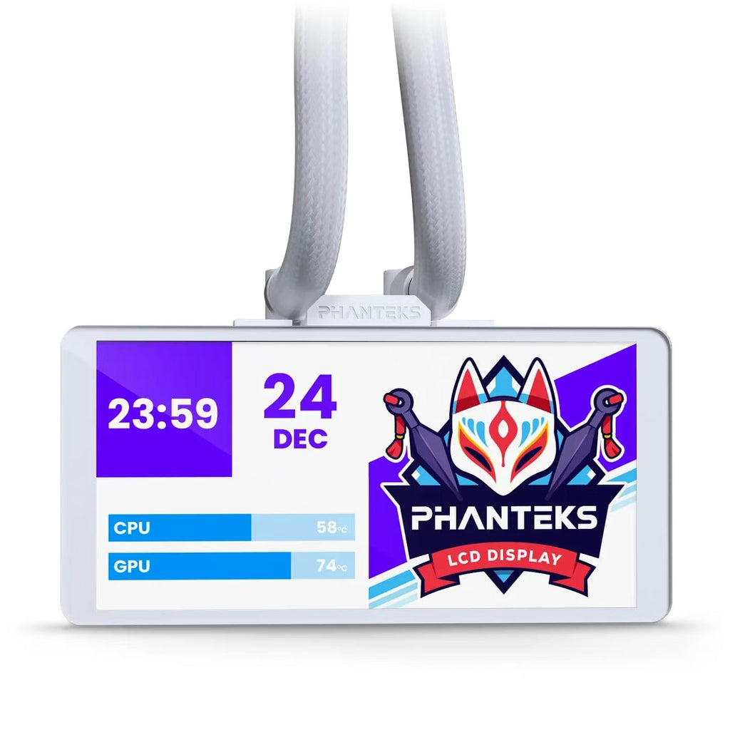 Phanteks Glacier One 360 M25 LCD White RGB AIO CPU Cooler