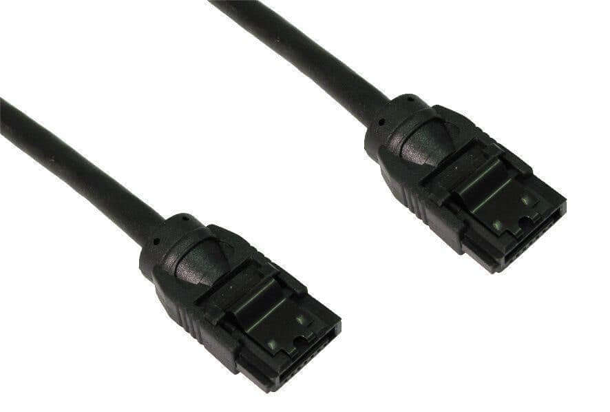 45CM SATA 3.0 DATA CABLE BLACK