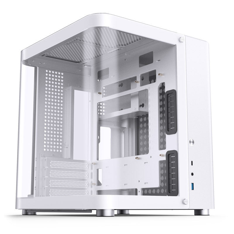 Jonsbo TK-1 2.0 White Micro-ATX Glass Case