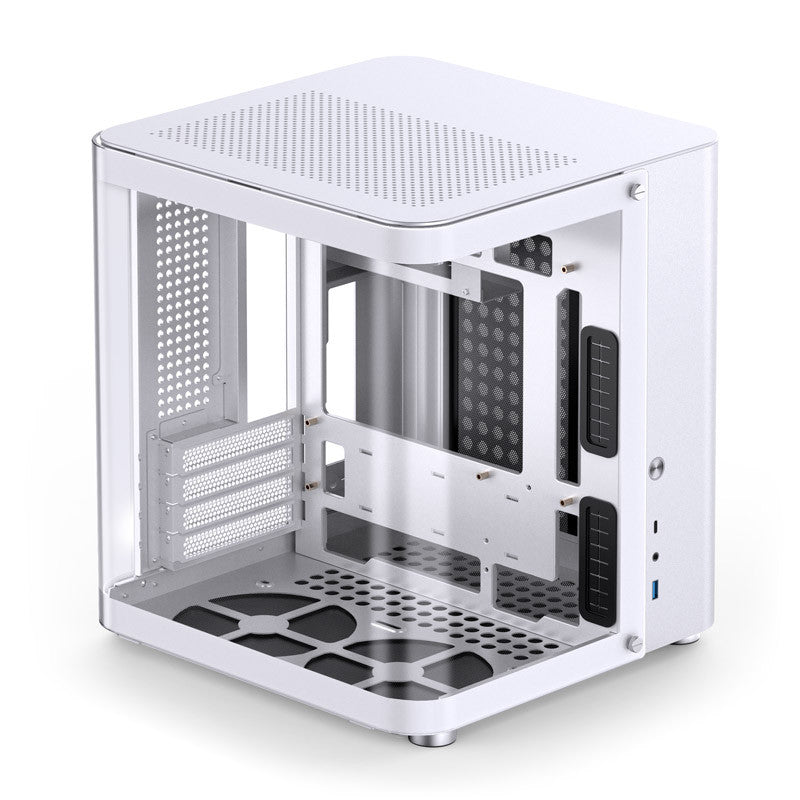 Jonsbo TK-1 2.0 White Micro-ATX Glass Case