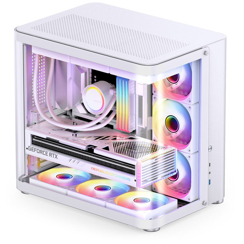 Jonsbo TK-2 2.0 White ATX Glass Case