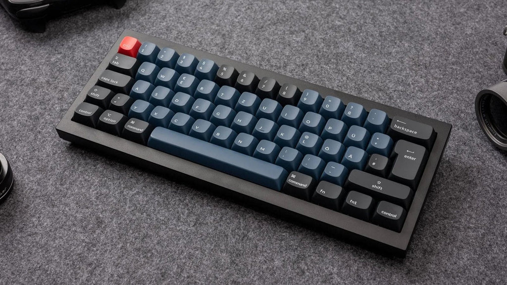 Keychron Q4 QMK Carbon Black RGB 60% ISO UK Gateron Red