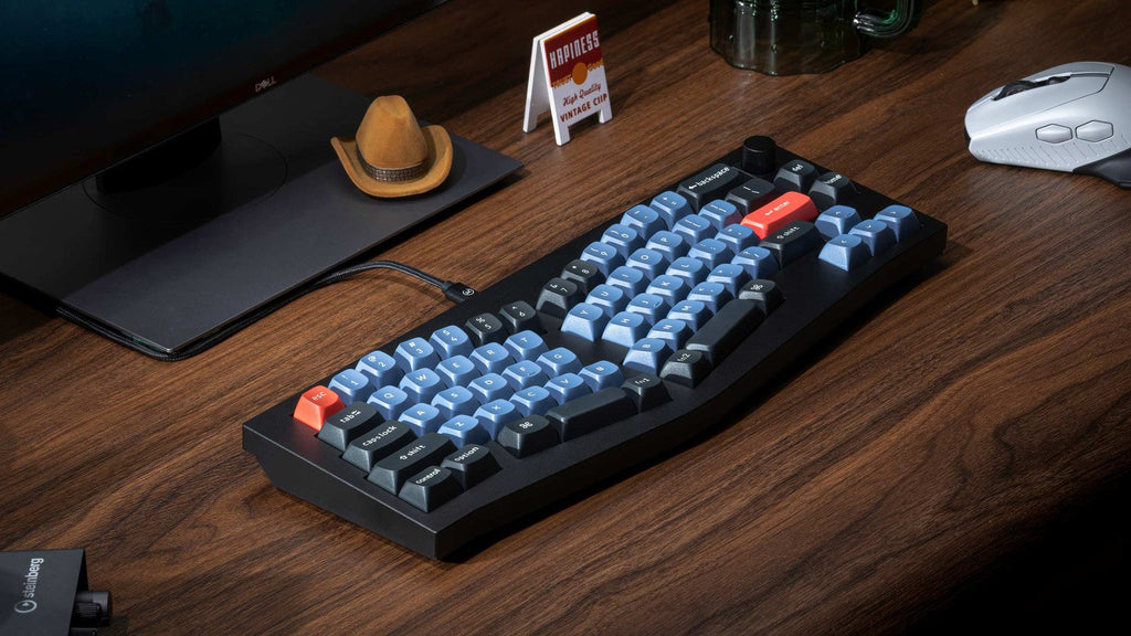 Keychron Q8 Knob RGB Alice Ergonomic ANSI Gateron Red