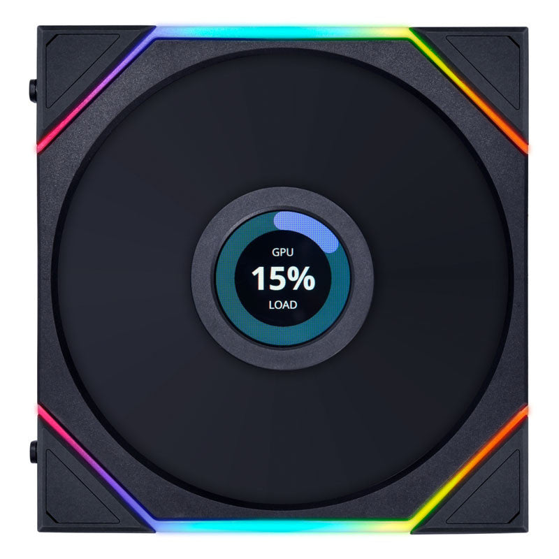 Lian-Li UNI FAN TL140 LCD Reverse Flow A-RGB Black 140mm Fan