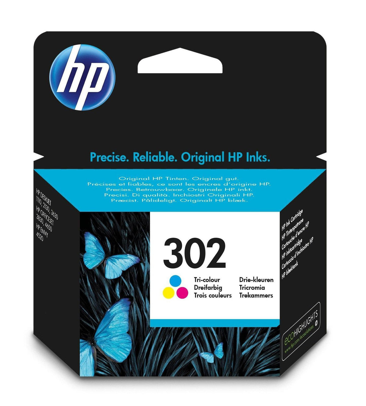 HP 302 COLOUR INK CARTRIDGE