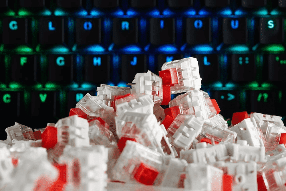 GLORIOUS KAILH BOX RED Linear SWITCHES 120PC