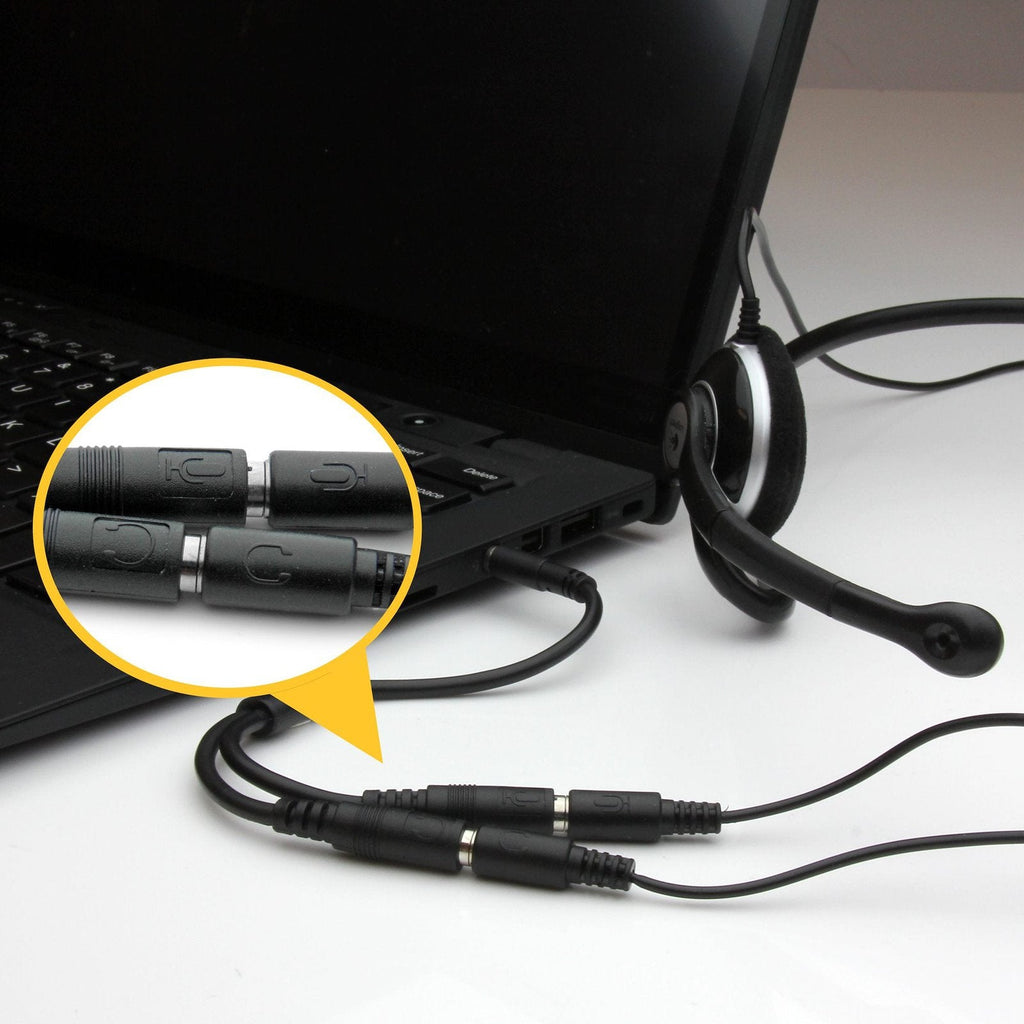 Startech 3.5mm 2x Female to 1x Male Headset Adapter