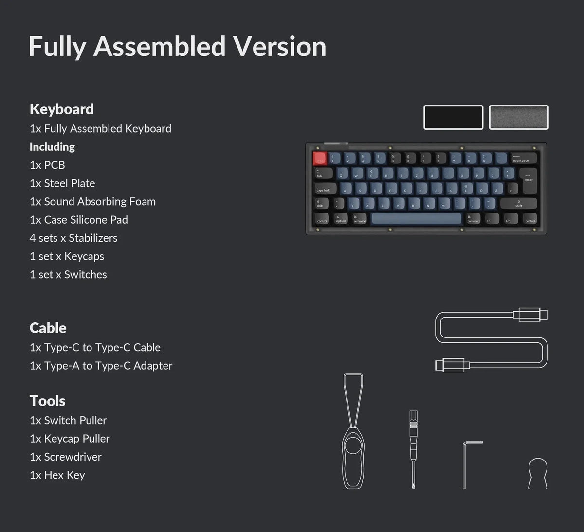 Keychron V4 QMK Frosted Black RGB ISO UK Tactile K Pro Brown