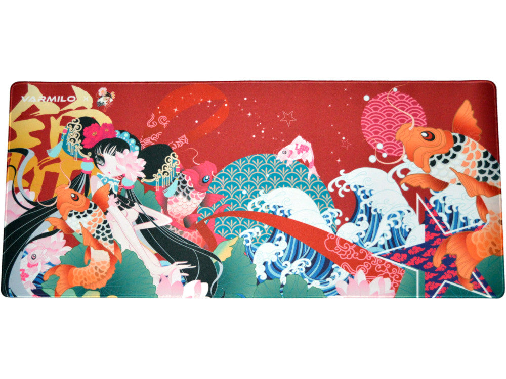 Varmilo Koi Series Peony Desk Pad XL