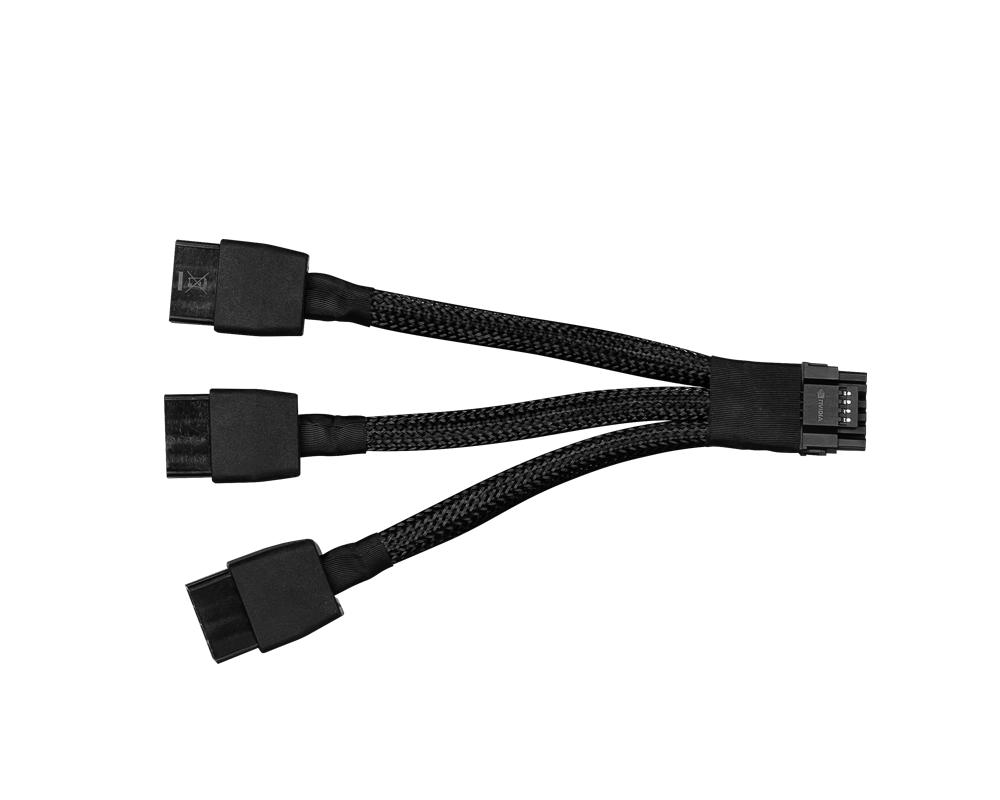 Nvidia 12VHPWR 12+4 pin to 3x 8 pin PCIe Power Adapter Cable