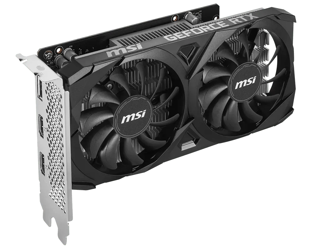 6GB MSI RTX 3050 Ventus 2X 6G E OC Graphics Card