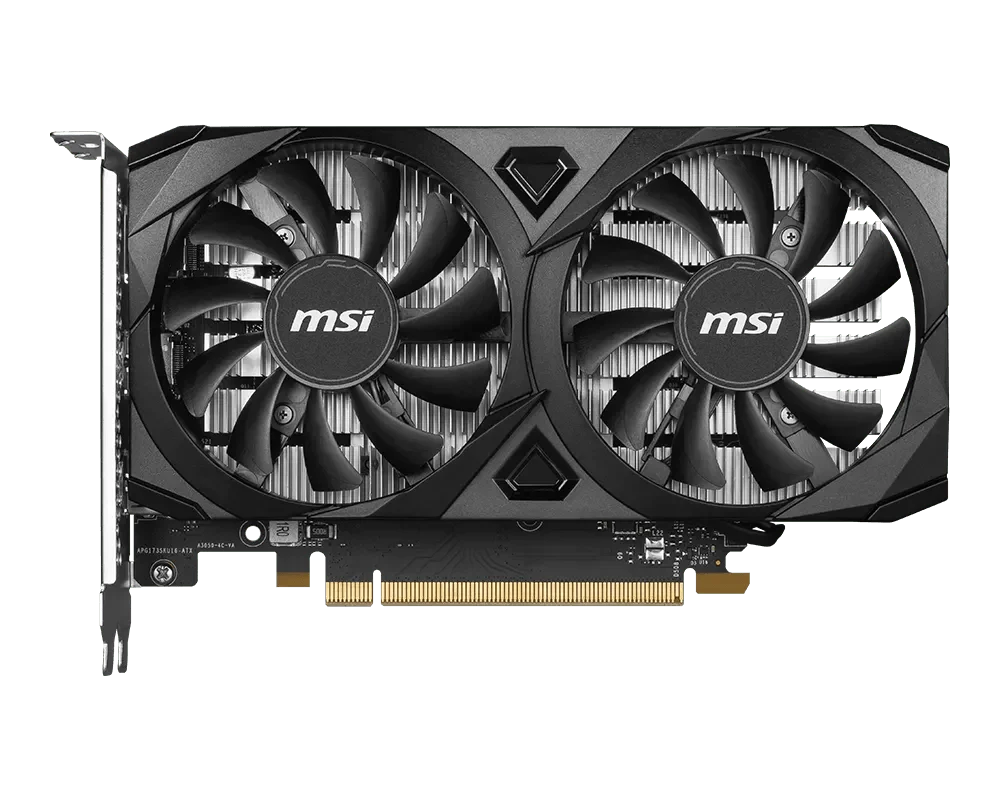 6GB MSI RTX 3050 Ventus 2X 6G E OC Graphics Card