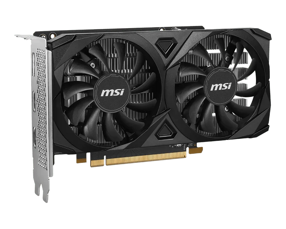 6GB MSI RTX 3050 Ventus 2X 6G E OC Graphics Card