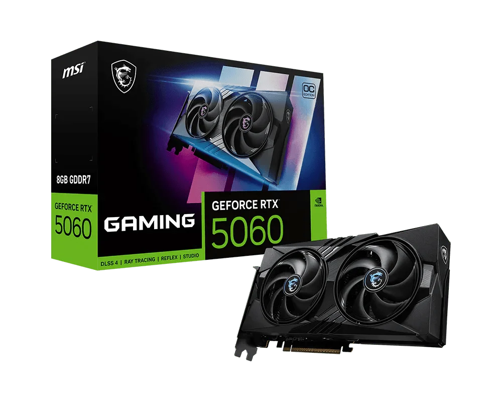 MSI RTX 5060 Gaming OC 8GB Graphics Card