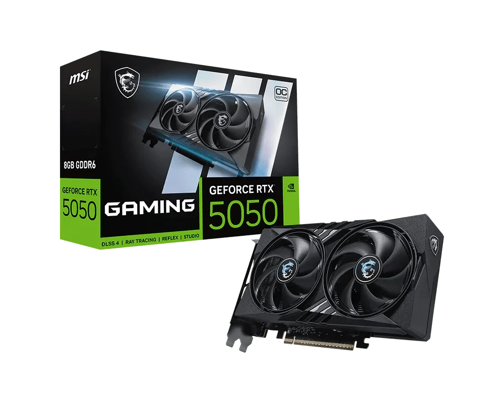 MSI GeForce RTX 5050 GAMING OC 8GB Graphics Card