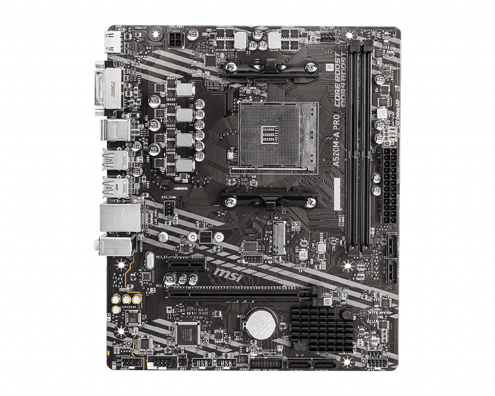 MSI A520M-A PRO AM4 MOTHERBOARD
