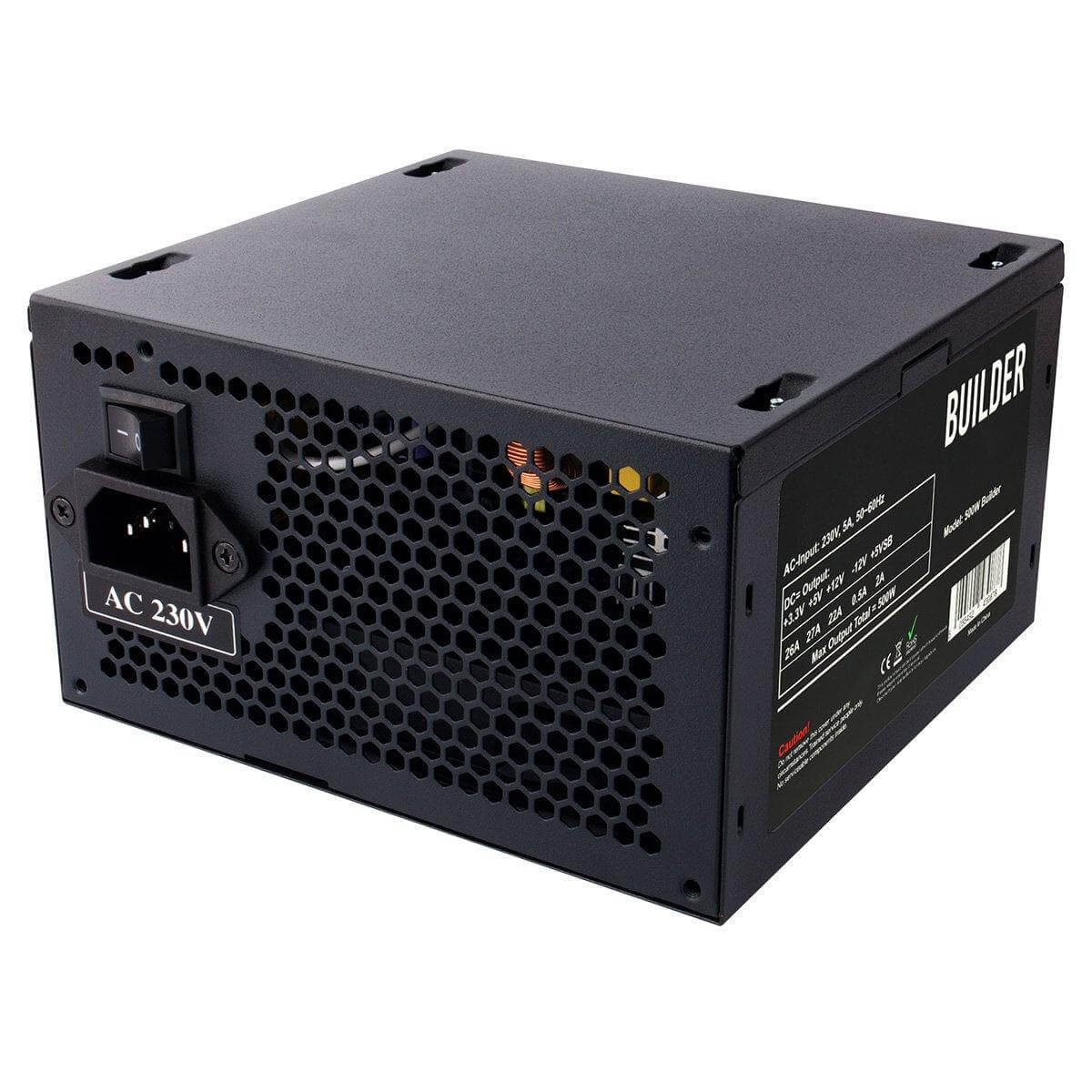500W 12CM FAN WHITE BOX NON-MODULAR PSU