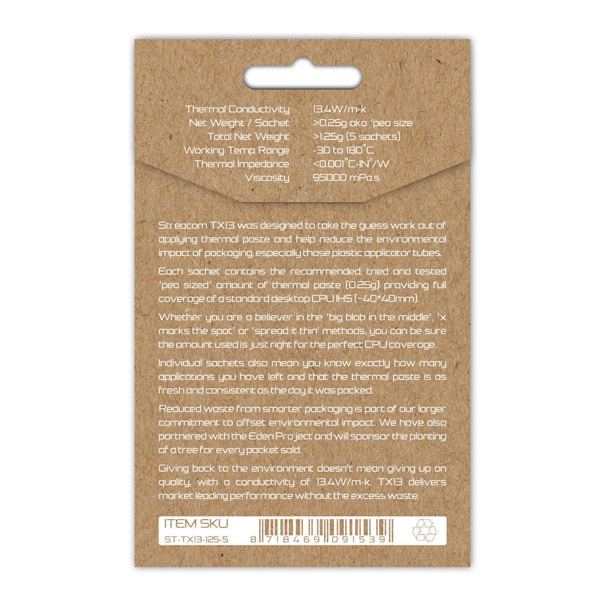 Streacom TX13 High Performance Thermal Paste