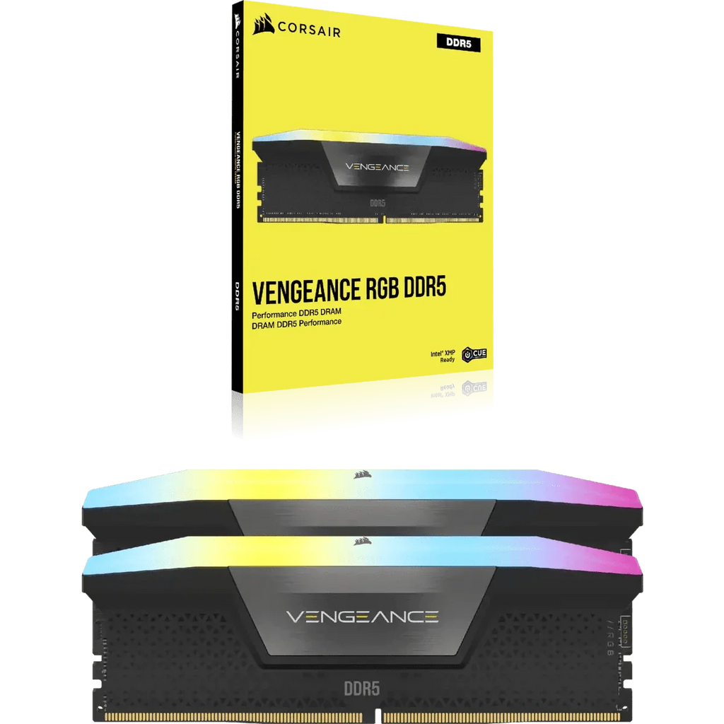 64GB (2x32GB) DDR5 6000MHz CL40 Corsair Vengeance RGB RAM