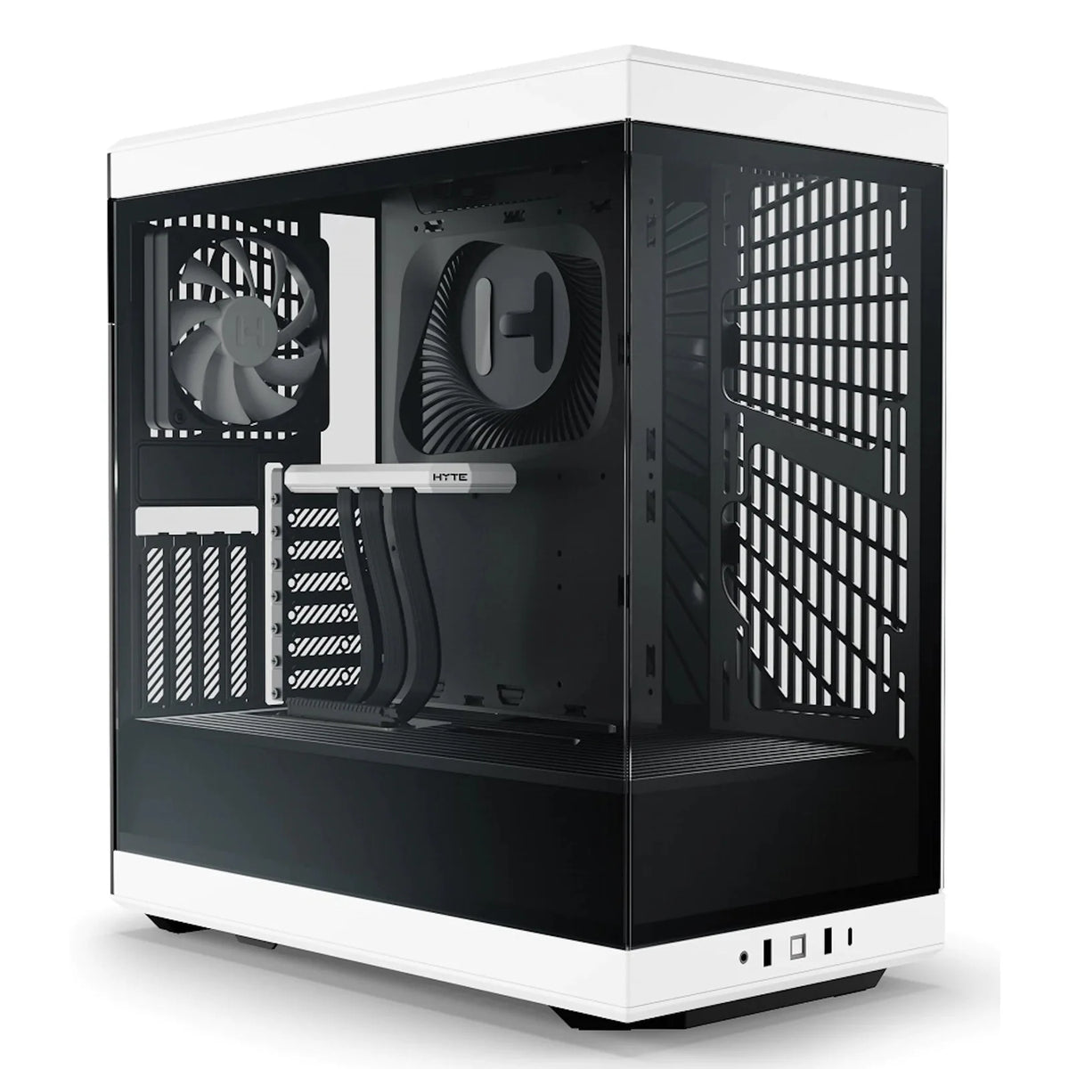 HYTE Y40 Mid Tower ATX PC Case Black/White