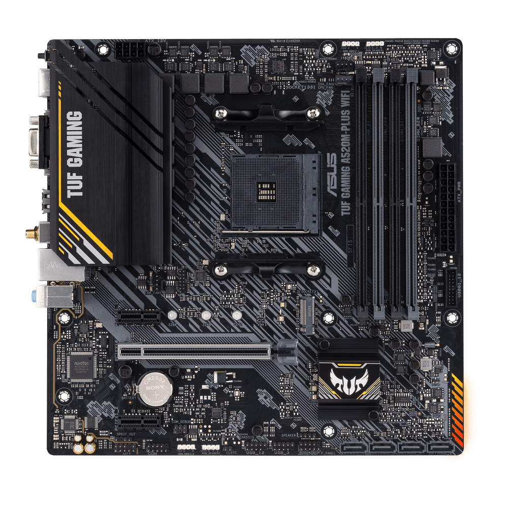 Asus TUF Gaming A520M-PLUS WIFI Micro ATX AM4 Motherboard