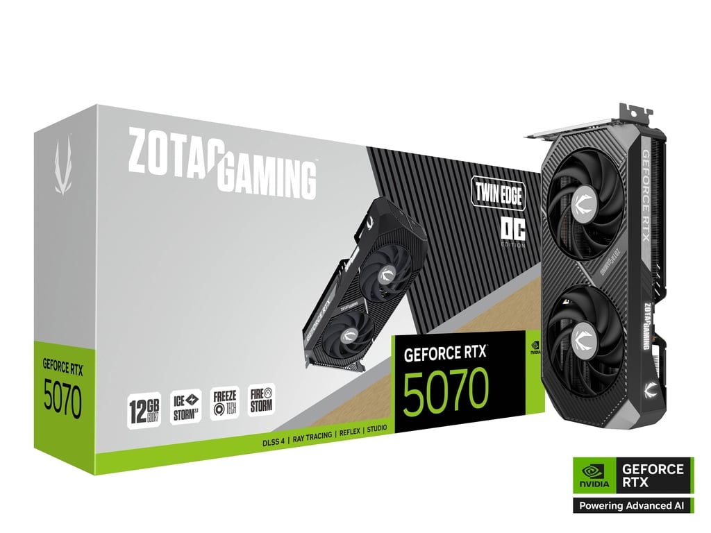 ZOTAC RTX 5070 Twin Edge OC 12GB Graphics Card