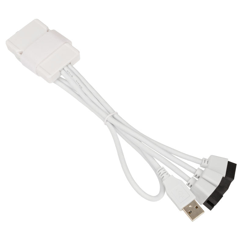 Lian Li 3-Way Internal USB 2.0 to External USB-A Hub White